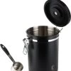Castagnola Koffie Bewaarbus - Luchtdicht Met CO2 Uitlaat - Voor 600 Gram Koffiebonen - Koffieblik Matzwart Voorraadbussen - Voorraadbus - 1.8L -Koffie Series Winkel 1017x1200 1