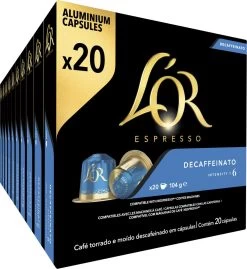 L'OR Espresso Decaffeinato (6) - 10 X 20 Koffiecups