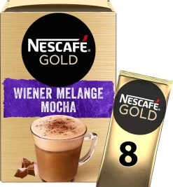 Nescafé Gold Wiener Melange Mocha Oploskoffie - 6 Doosjes à 8 Zakjes 9 Nescafé Gold Wiener Melange Mocha Oploskoffie - 6 Doosjes à 8 Zakjes -Koffie Series Winkel 1111x1200 2