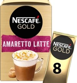 Nescafé Gold Amaretto Latte Oploskoffie - 6 Doosjes à 8 Zakjes -Koffie Series Winkel 1111x1200 6