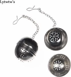 *** 2x RVS Thee Ei – Theefilter Mannetje – Losse Theezeef – Infuser - Theemannetje – 2 Stuks - Van Heble® *** -Koffie Series Winkel 1114x1200