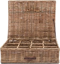Riviera Maison Theedoos Rotan - Rustic Rattan Rue Du Bac Tea Box - Naturel -Koffie Series Winkel 1121x1200