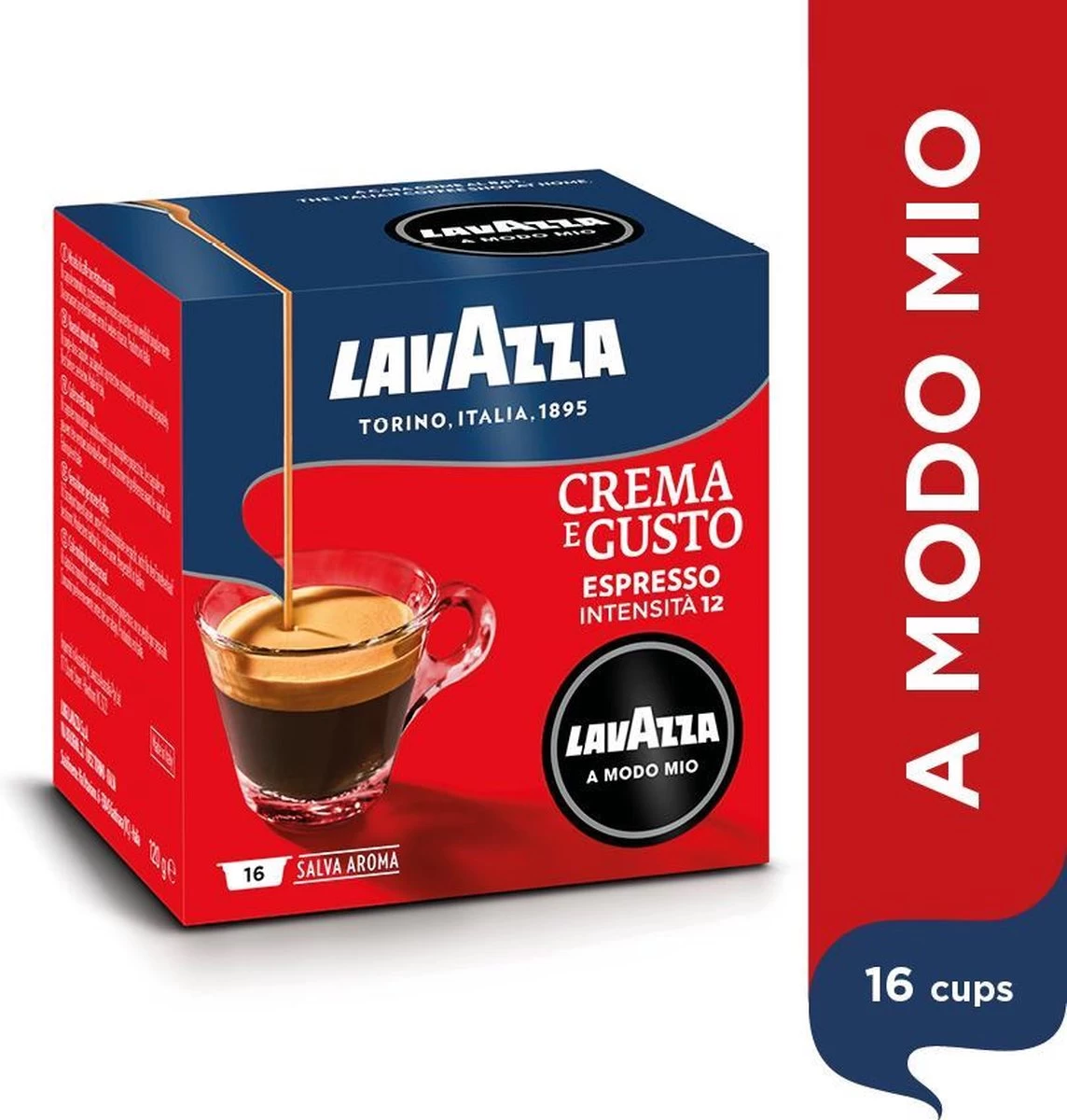 LAVAZZA A Modo Mio Crema E Gusto – 16 Cups 4 LAVAZZA A Modo Mio Crema E Gusto – 16 Cups - Afbeelding 2