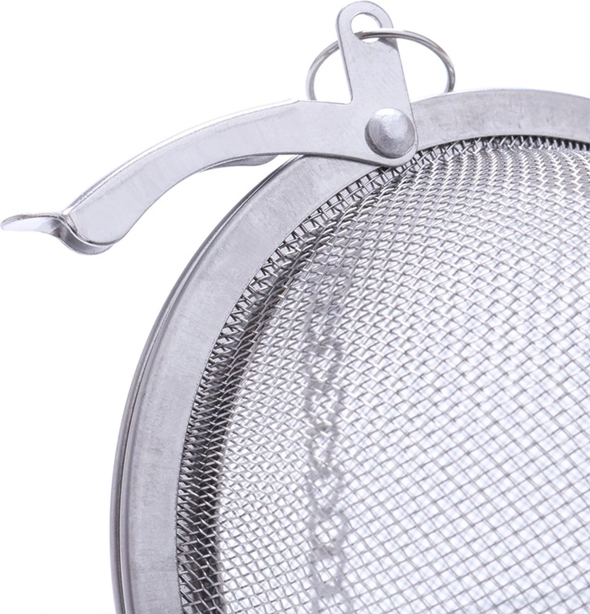 Merkloos Thee Zeef Set 3 Stuks Ø 9 / Ø 7 / Ø 5 - Thee/kruiden Kogel RVS -Thee Ei RVS - Kruiden Zeef/filter RVS 7 Merkloos Thee Zeef Set 3 Stuks Ø 9 / Ø 7 / Ø 5 - Thee/kruiden Kogel RVS -Thee Ei RVS - Kruiden Zeef/filter RVS - Afbeelding 5