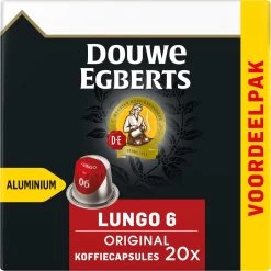 Douwe Egberts Lungo Original Koffiecups - Intensiteit 6/12 - 10 X 20 Capsules -Koffie Series Winkel 1198x1200 5