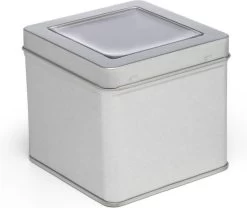 Bredemeijer - Theedoos Naturel Bamboe +4 Blikjes +lepel -Koffie Series Winkel 1200x1012 3