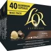 L'OR Espresso Forza Koffiecups - Intensiteit 9/12 - 4 X 40 Capsules -Koffie Series Winkel 1200x1020