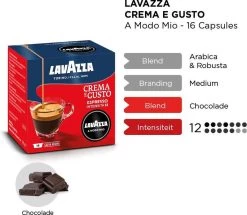 LAVAZZA A Modo Mio Crema E Gusto – 16 Cups 8 LAVAZZA A Modo Mio Crema E Gusto – 16 Cups -Koffie Series Winkel 1200x1043