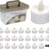 Merkloos Set Theelichtjes LED - Box Met 48 Stuks - INCLUSIEF Batterijen -Koffie Series Winkel 1200x1097