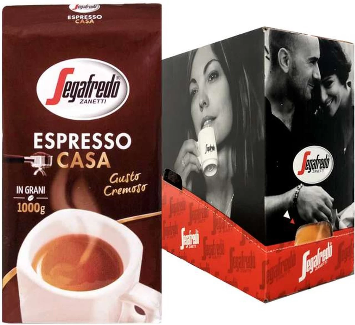 Segafredo - Casa Espresso Bonen- 4 X 1 Kg 3 Segafredo - Casa Espresso Bonen- 4 X 1 Kg