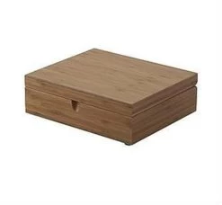 Bredemeijer - Theedoos 6-vaks Gesloten Bamboe Naturel -Koffie Series Winkel 1200x1110 1