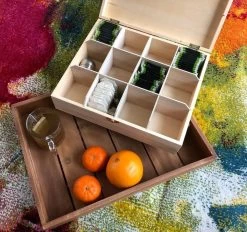12 Vaks Theedoos - Houten Theedoos -Koffie Series Winkel 1200x1126 1