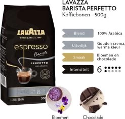 Lavazza Espresso Barista Perfetto Koffiebonen - 500 Gram X4 11 Lavazza Espresso Barista Perfetto Koffiebonen - 500 Gram X4 -Koffie Series Winkel 1200x1137