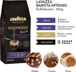 Lavazza Espresso Barista Intenso Koffiebonen - 500 Gram X4 -Koffie Series Winkel 1200x1148