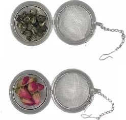 Kruidenei - Kruidenbuil - Kruidenfilter - Kruidenbol - Kruidenzeef - Filter Voor Kruiden - Thee Ei - Theezeef - 5,5CM Doorsnee -Koffie Series Winkel 1200x1148 4