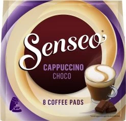 Senseo Cappuccino Choco Koffiepads - 2/9 Intensiteit - 4 X 8 Pads 18 Senseo Cappuccino Choco Koffiepads - 2/9 Intensiteit - 4 X 8 Pads -Koffie Series Winkel 1200x1152