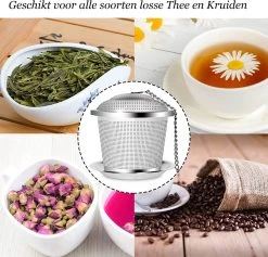 TeaLux 5-Delig RVS Theefilters Set Met Maatlepel En Lekbakjes En Knijper - Theezeef Voor Losse Thee En Kruiden - Tea InfuserStrainer Giftset - Verse Thee FilterZeef Cadeau Pakket - Kruidenbuiltje Ei Met Onderzetters - Geschenkset -Koffie Series Winkel 1200x1153 2