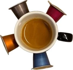 100 Capsules Epic Coffee - Espresso - Nespresso® Compatible Aluminium Capsules - RFA Keurmerk - Doos 100 Stuks -Koffie Series Winkel 1200x1158