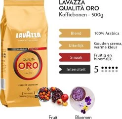Lavazza Qualità Oro Koffiebonen 6 X 500g -Koffie Series Winkel 1200x1170 1