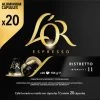 Koffiecups Douwe Egberts L'OR Espresso Ristretto - 20 Cups - Koffie Smaaksterkte 11 -Koffie Series Winkel 1200x1186
