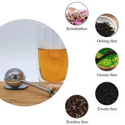 Blended Lifestyle® Theezeef Met Veer - Set Van 2 - Inclusief Lekplaatjes - Geschikt Voor Losse Kruiden -Koffie Series Winkel 1200x1197 9