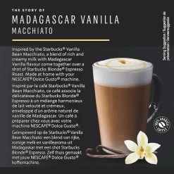 Starbucks By Dolce Gusto Capsules Madagascar Vanilla Macchiato- 3 Doosjes à 12 Koffiecups -Koffie Series Winkel 1200x1198