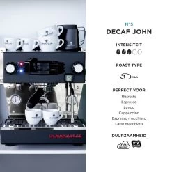 Aroma Club - Cafeïnevrije Koffiebonen 1KG - No. 5 Decaf John - Koffie Intensiteit 3/5 -Koffie Series Winkel 1200x1200 182