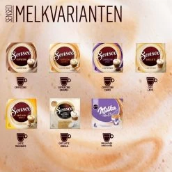 Senseo Cappuccino Koffiepads - 2/9 Intensiteit - 10 X 8 Pads 17 Senseo Cappuccino Koffiepads - 2/9 Intensiteit - 10 X 8 Pads -Koffie Series Winkel 1200x1200 265