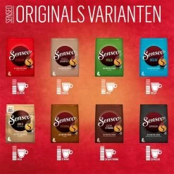 Senseo Mocca Gourmet Koffiepads - 4/9 Intensiteit - 10 X 36 Pads -Koffie Series Winkel 1200x1200 283