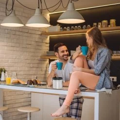 Relaxdays Voorraadbus Koffie - Koffieblik - Luchtdicht - Koffiebus - Zilver - Metaal Groot -Koffie Series Winkel 1200x1200 323