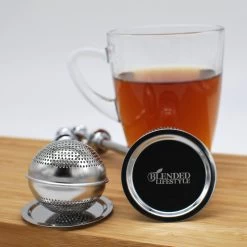 Blended Lifestyle® Theezeef Met Veer - Set Van 2 - Inclusief Lekplaatjes - Geschikt Voor Losse Kruiden -Koffie Series Winkel 1200x1200 378