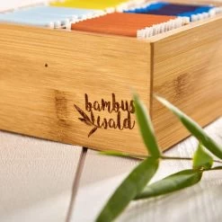 Bambuswald© Houten Theedoos Met 6 Vakken Gemaakt Van 100% Duurzame Bamboe -Koffie Series Winkel 1200x1200 385