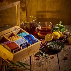 Bambuswald© Houten Theedoos Met 6 Vakken Gemaakt Van 100% Duurzame Bamboe -Koffie Series Winkel 1200x1200 386