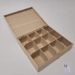 Bymi | Theedoos 12 Vaks | Opdruk But First Tea | Housewarming | Uitzet | Cadeau Voor Haar -Koffie Series Winkel 1200x1200 425