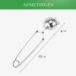 Theezeef Met Handvat Inclusief Lekplaatje - Set Van 3 Stuks - Thee Ei Voor Losse Thee - Theefilter Voor Losse Thee - Thee Infuser -Koffie Series Winkel 1200x1200 441