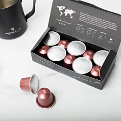Aroma Club - Proefpakket Nespresso Compatible Capsules (100 St.) - 5 Smaken - Espresso & Lungo - 100% Aluminium Koffiecups -Koffie Series Winkel 1200x1200 53