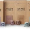 De Koffiejongens - Proefpakket - Nespresso Cups - 100% Biologisch Afbreekbaar - 6x10 Cups - Nespresso Compatible -Koffie Series Winkel 1200x473