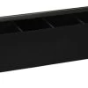 CasaLupo Theedoos Zwart 6-vaks - Met Fluweel - 43 X 9 Cm -Koffie Series Winkel 1200x511