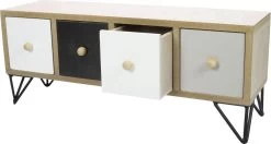 Gusta Luxe Houten Theedoos - Theekist - Thee Opbergdoos - Aanrecht Organiser - Keuken Organizer - Cadeau Voor Vrouw - Kerst Cadeau -Koffie Series Winkel 1200x643 2