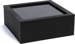 Theedoos Zwart 9-vaks - Met Fluweel - 23 X 23 Cm -Koffie Series Winkel 1200x710 5