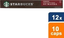 Starbucks By Nespresso Sumatra Espresso Dark Roast Capsules - 120 Koffiecups -Koffie Series Winkel 1200x714