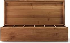 Theedoos Bamboe - Thee - 12 Vaks -Koffie Series Winkel 1200x727 1