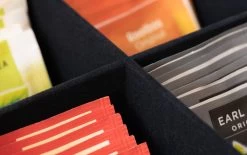 CasaLupo Theedoos Zwart 6-vaks - Met Fluweel - 43 X 9 Cm -Koffie Series Winkel 1200x751 1