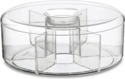 Mepal - Theedoos Rond - Transparant - 6 Vakken - Opbergdoos - Theekist -Koffie Series Winkel 1200x759