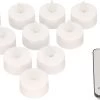LED Theelichtjes/waxinelichtjes/kaarsjes Geel Vlameffect Met Afstandsbediening 10 Stuks - Kunststof Waxinelichtjes -Koffie Series Winkel 1200x788