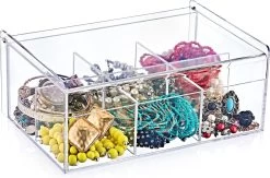 Box Up Theedoos - 6 Vakken - Ruimte Voor 60 Theezakjes - BPA Vrij - Transparant -Koffie Series Winkel 1200x790