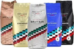 O'ccaffè - Premium Italiaanse Koffiebonen | Professional | Proefpakket XXL | 5 X 1kg | Barista Kwaliteit