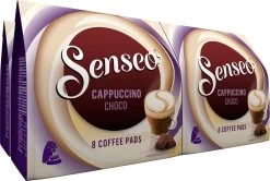 Senseo Cappuccino Choco Koffiepads - 2/9 Intensiteit - 4 X 8 Pads