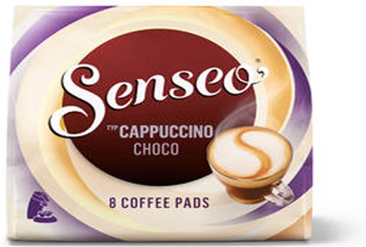 Senseo Cappuccino Choco Koffiepads - 2/9 Intensiteit - 4 X 8 Pads 12 Senseo Cappuccino Choco Koffiepads - 2/9 Intensiteit - 4 X 8 Pads - Afbeelding 10