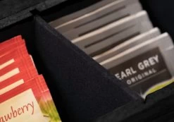 CasaLupo Theedoos Zwart 6-vaks - Met Fluweel - 43 X 9 Cm -Koffie Series Winkel 1200x840 2